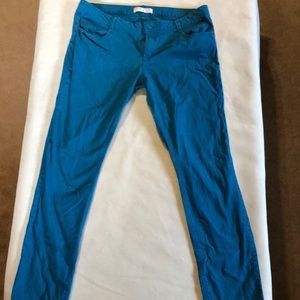 No Boundaries Size 17 Teal Straight Leg Jean